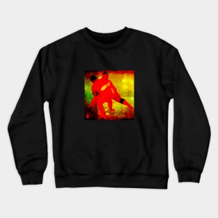 FAT SWEAT. SUMO WRESTLING ILLUSTRATION Crewneck Sweatshirt